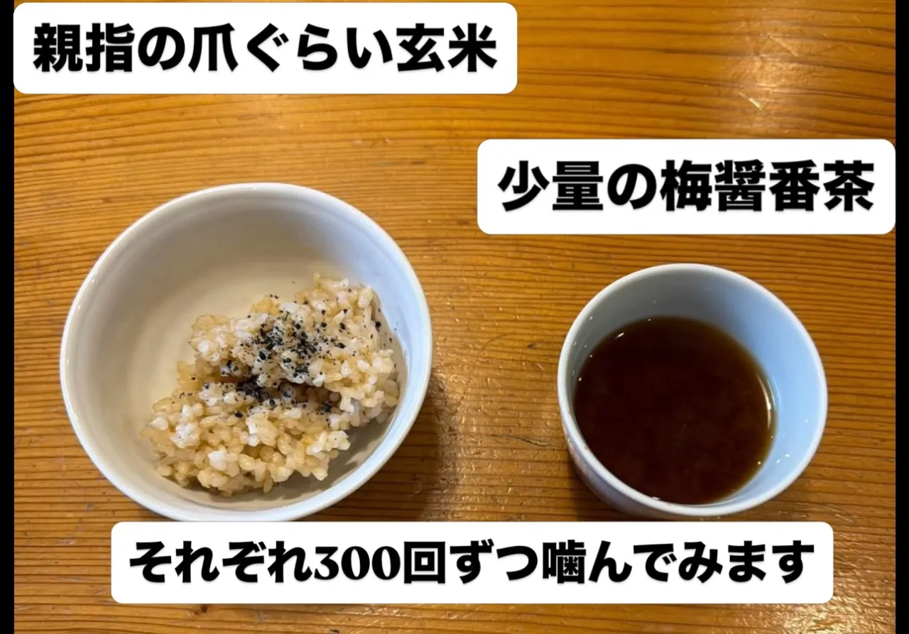 ひとくち300回噛むと身体は何を思い出すのか❗️
